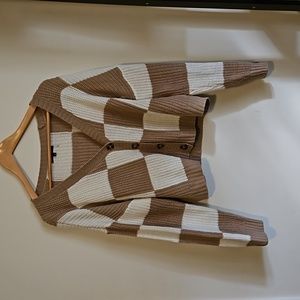 Love Tree Checkered Cardigan